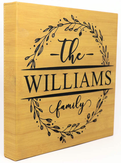 Family Sign - 10"x10" Leatherette