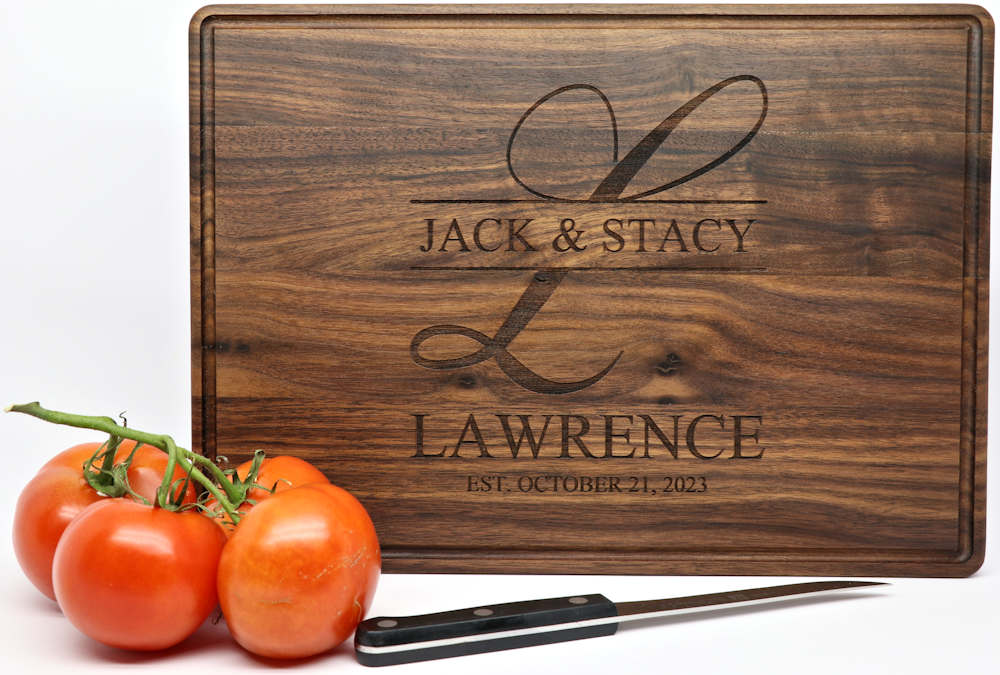 Walnut Cutting Board - Couples