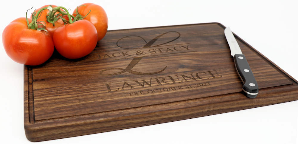 Walnut Cutting Board - Couples