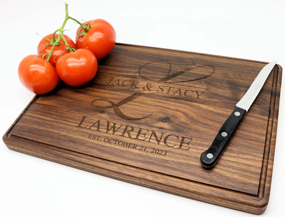 Walnut Cutting Board - Couples