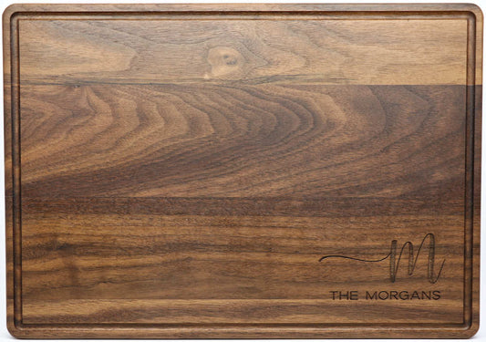 Walnut Cutting Board - Family