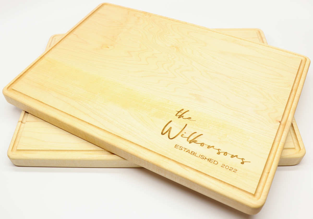 Maple Cutting Board - Family
