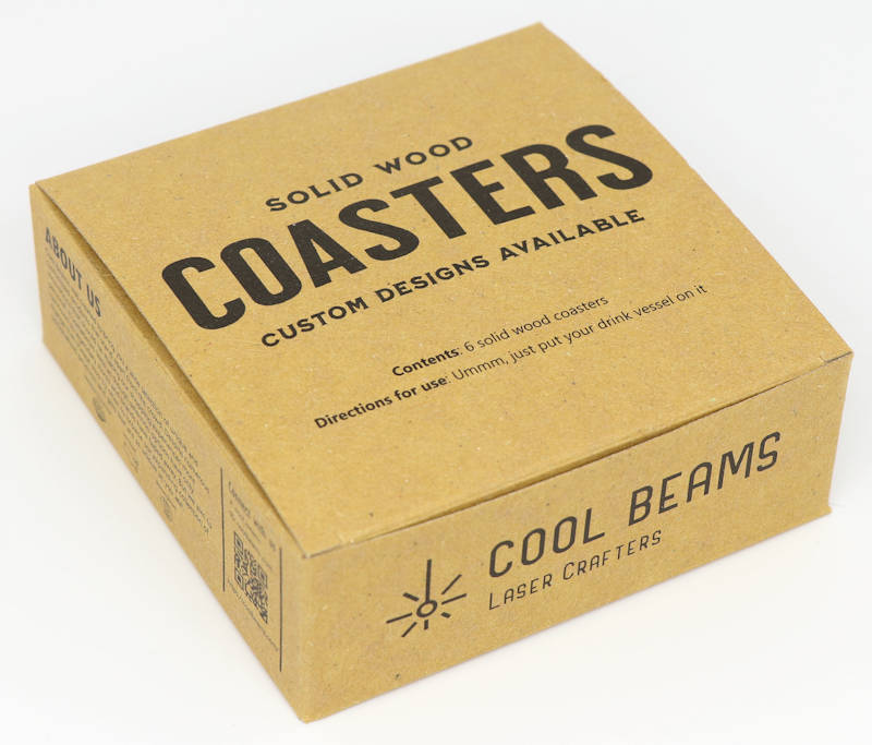 San Francisco California Solid Wood Coaster Set