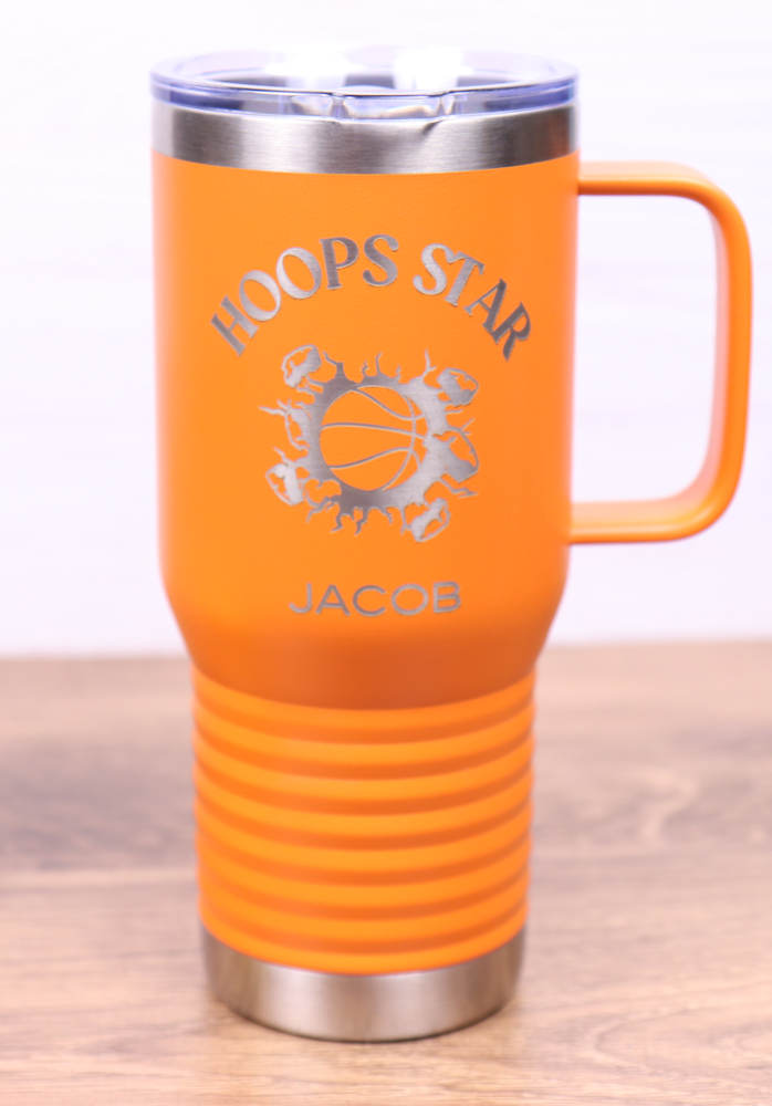 Travel Mug 20 oz. Vacuum Insulated Tumbler with Slider Lid - Sports