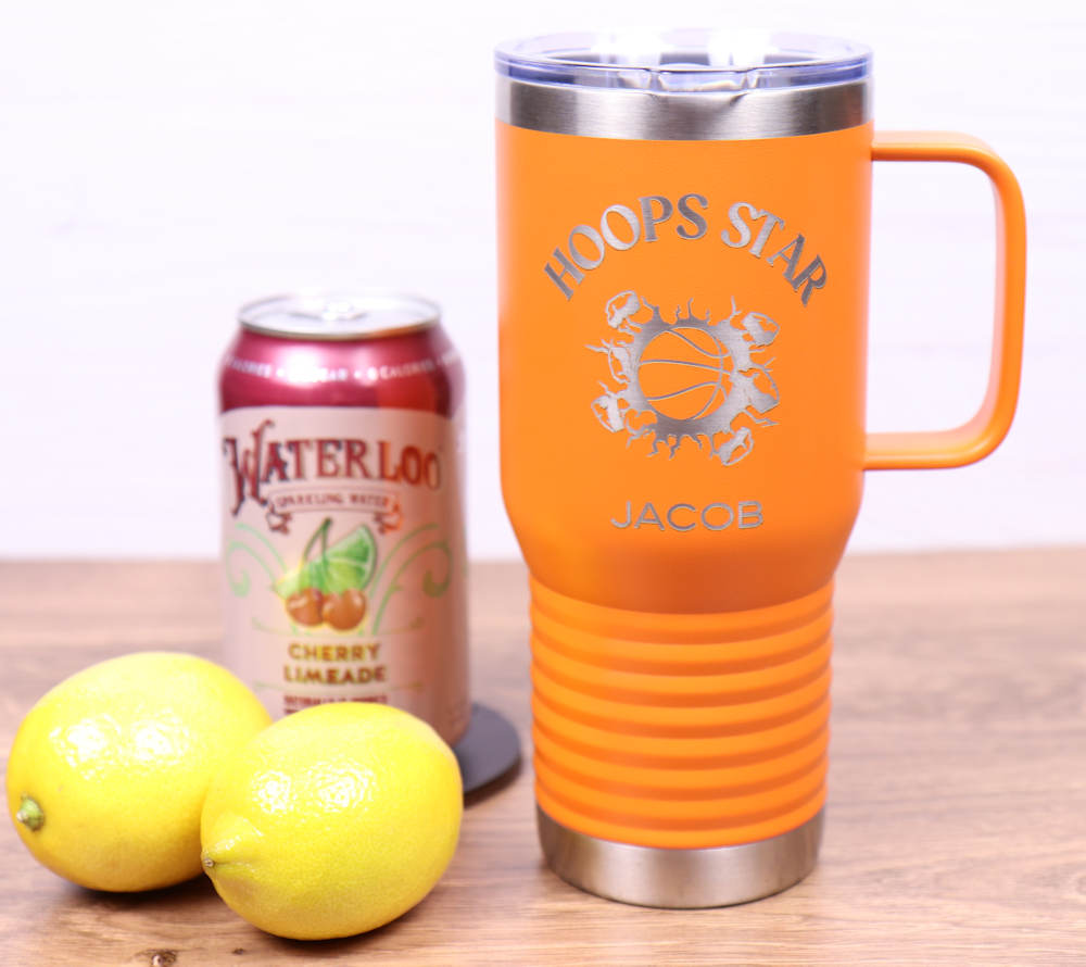 Travel Mug 20 oz. Vacuum Insulated Tumbler with Slider Lid - Sports