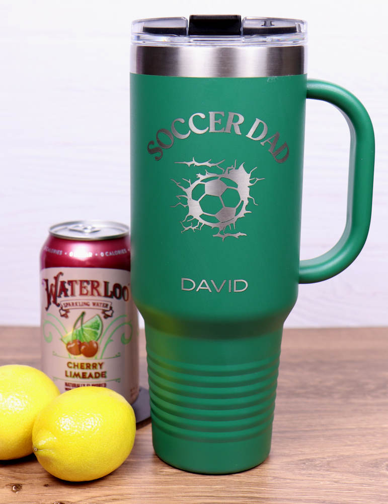 Travel Mug 40 oz. Vacuum Insulated Tumbler with Straw - Sports