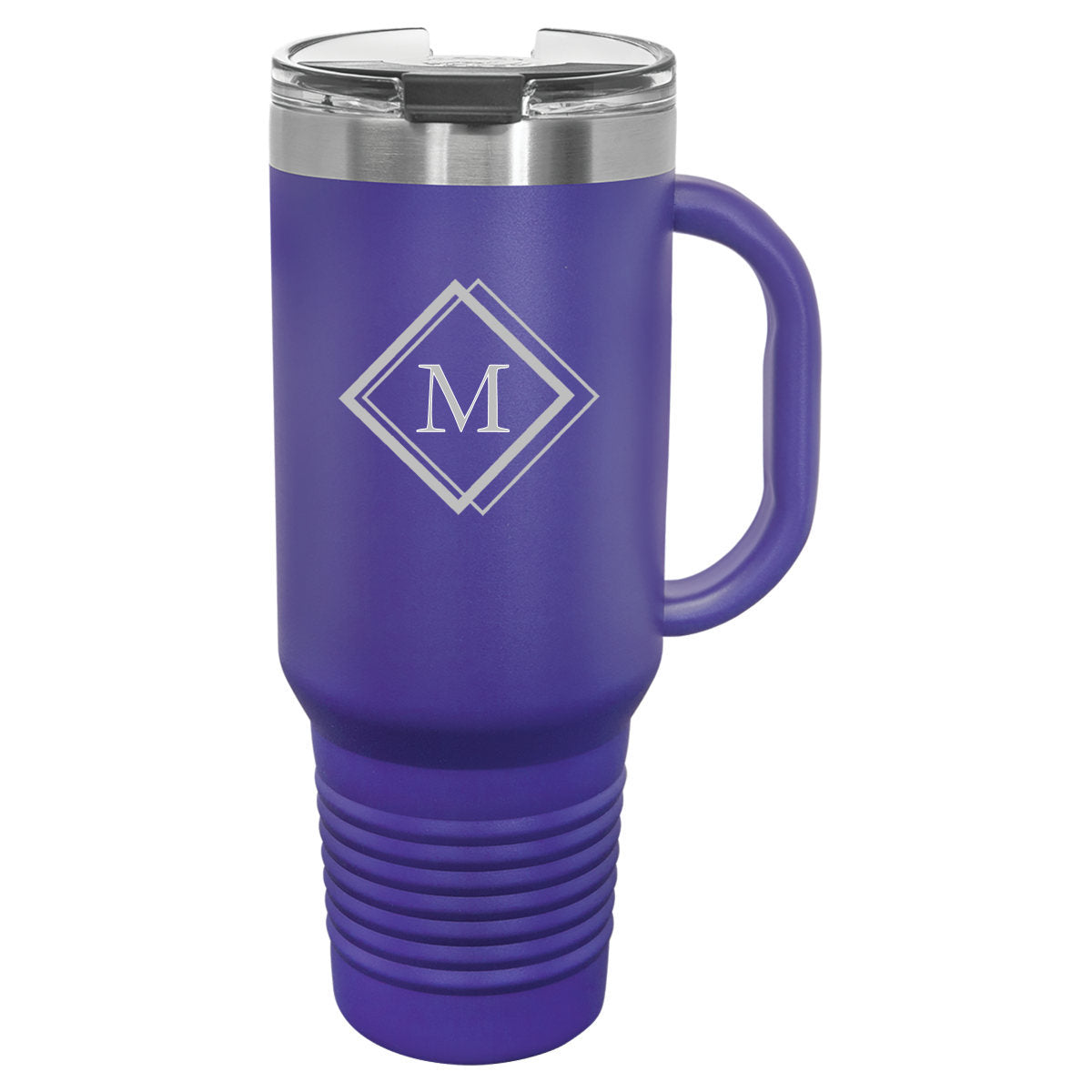Travel Mug 40 oz. Vacuum Insulated Tumbler with Straw - Monogram