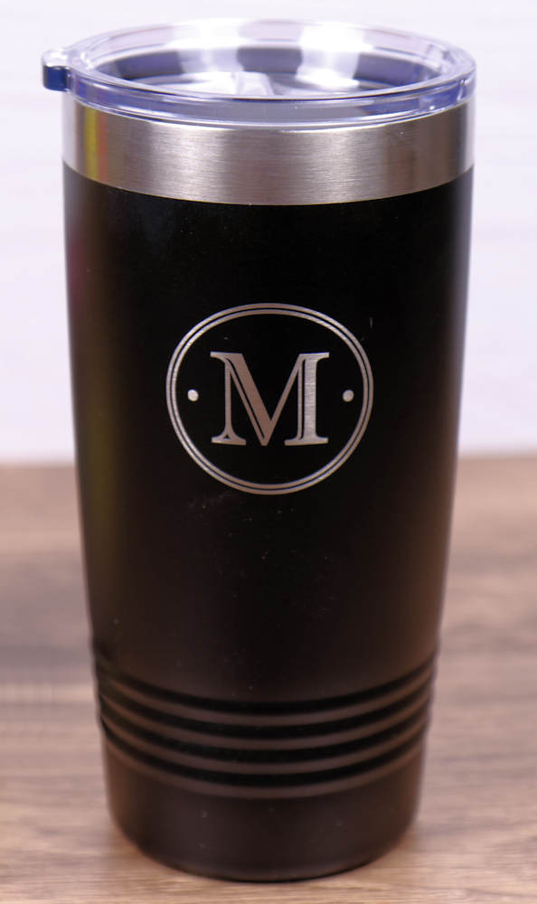 20 oz. Vacuum Insulated Tumbler with Slider Lid - Monogram