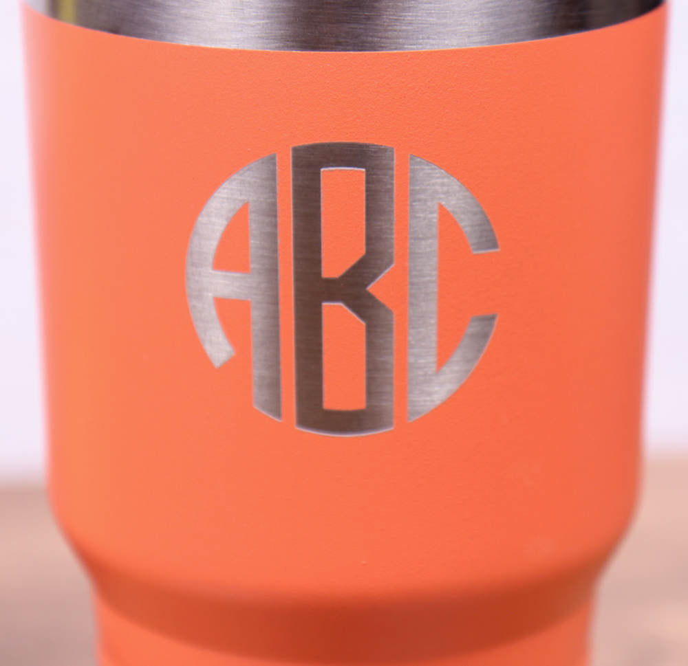 30 oz. Vacuum Insulated Tumbler with Slider Lid - Monogram