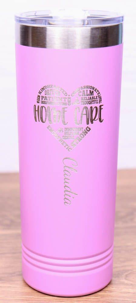 Skinny 22 oz. Vacuum Insulated Tumbler with Slider Lid - Occupation