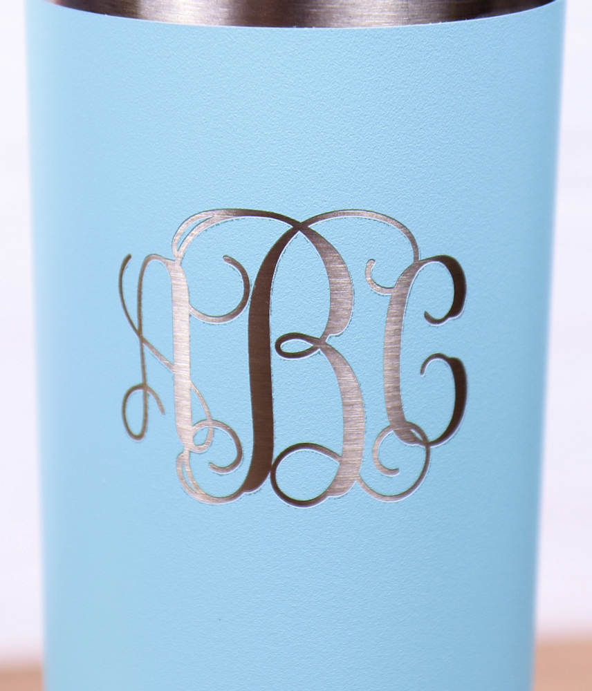 Skinny 22 oz. Vacuum Insulated Tumbler with Slider Lid - Monogram