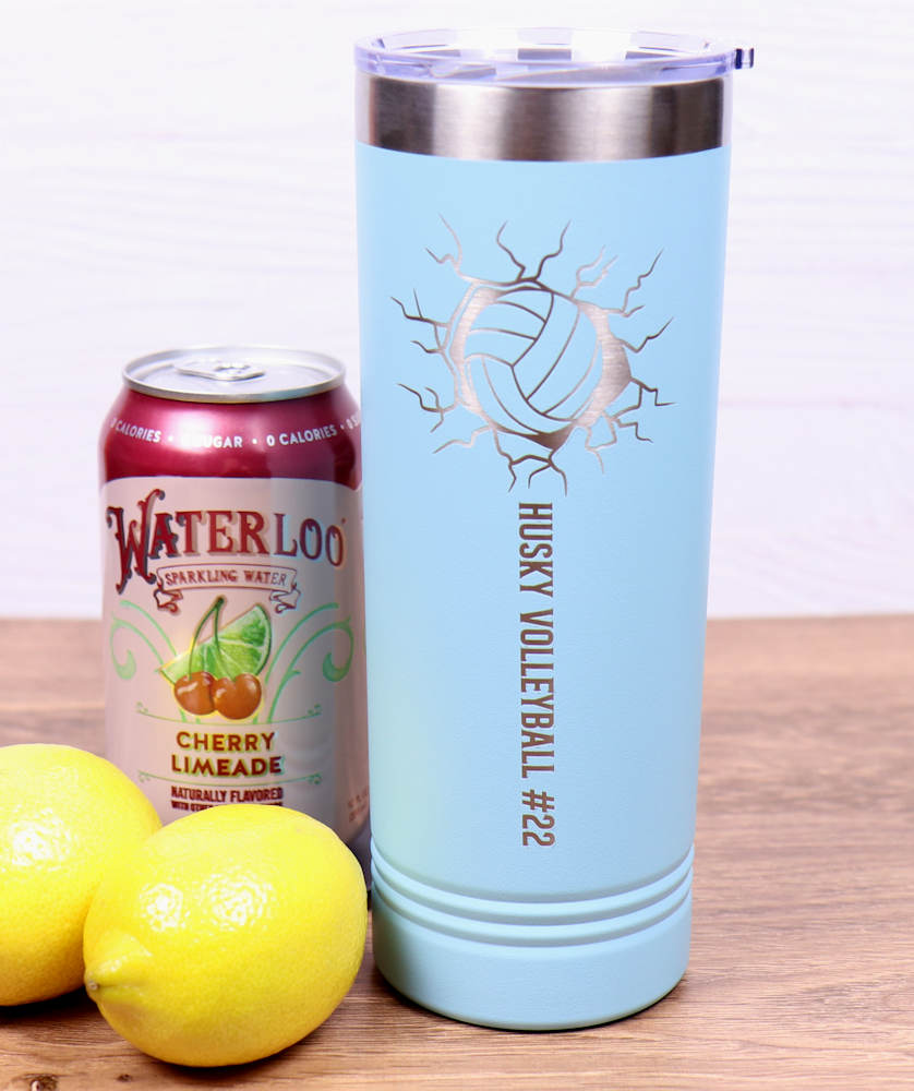 Skinny 22 oz. Vacuum Insulated Tumbler with Slider Lid - Sports