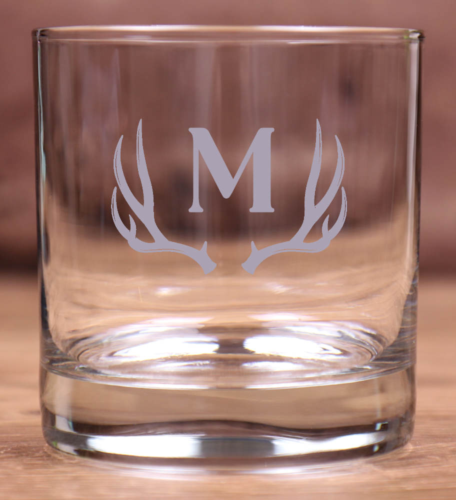 Rocks Glass 10.5 Ounce - Monogram