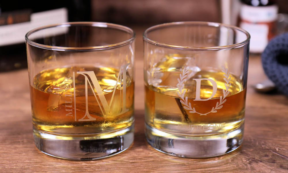 Rocks Glass 10.5 Ounce - Monogram