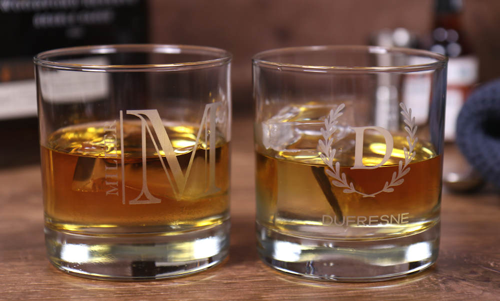 Rocks Glass 10.5 Ounce - Monogram