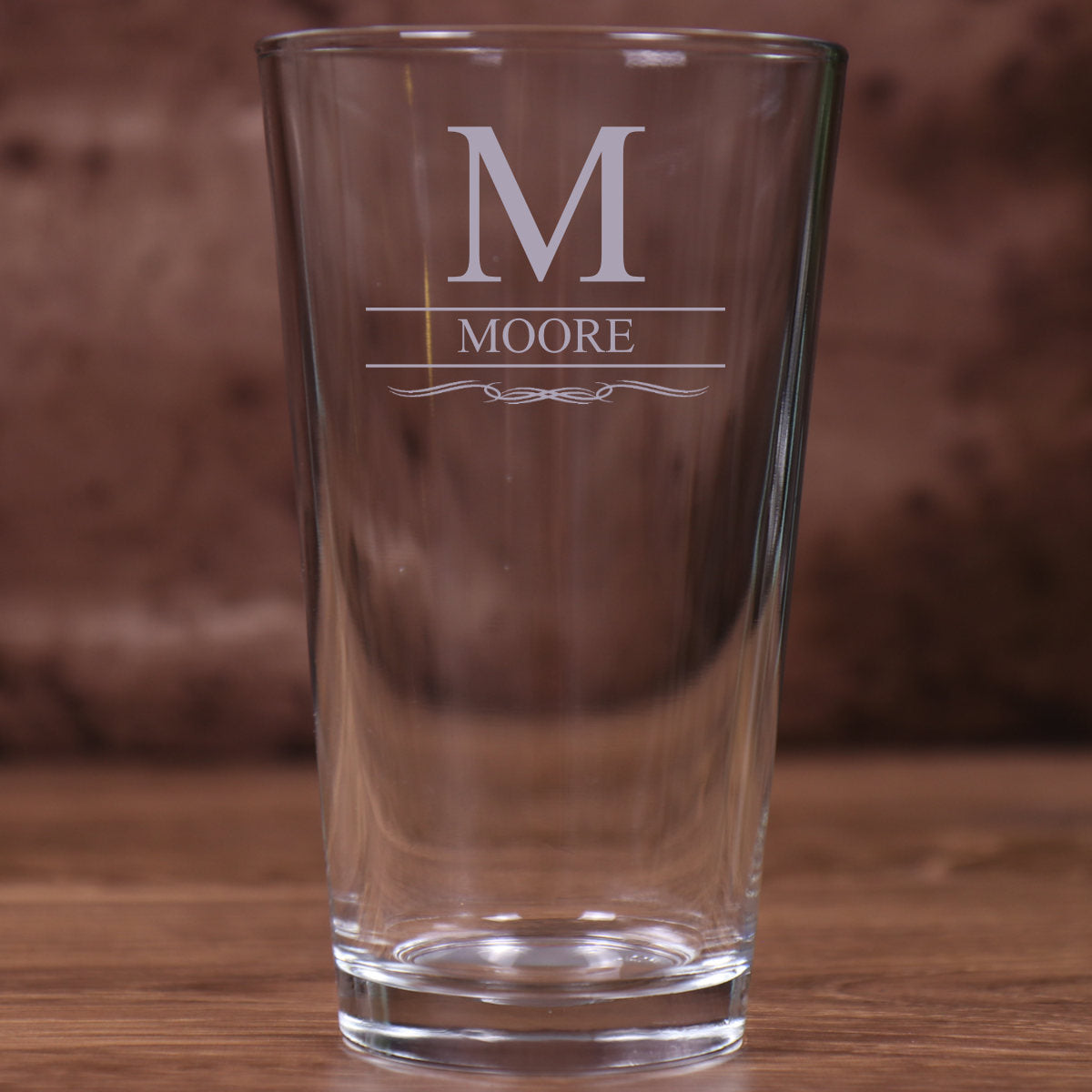 Pint Mixing Glass 16 Ounce - Monogram