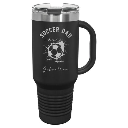 Travel Mug 40 oz. Vacuum Insulated Tumbler with Straw - Sports